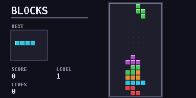 Screenshot 2 of falling blocks
