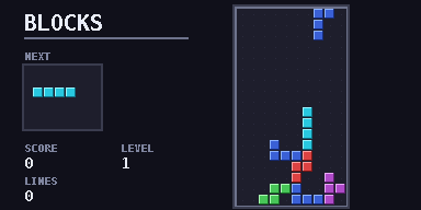 Screenshot 3 of falling blocks